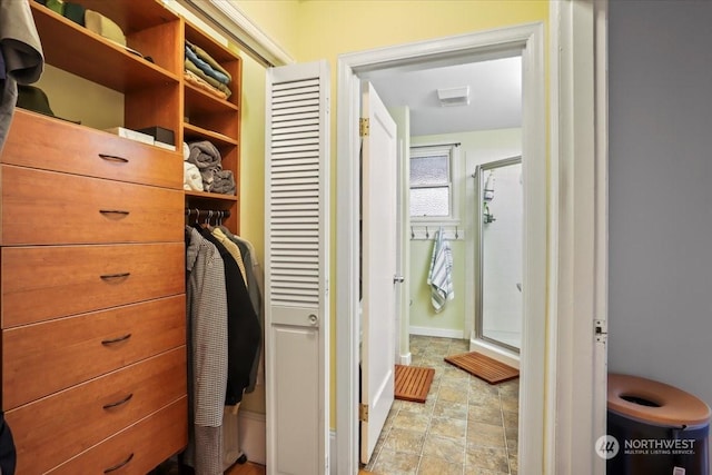 view of closet