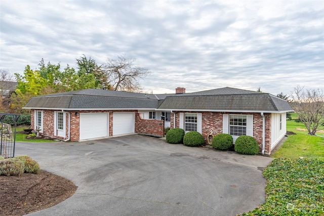 ranch-style house with a garage