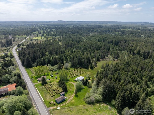 2225 Ocean Beach Rd, Copalis Crossing, WA 98536 - aerial overview of property's location featuring a forest