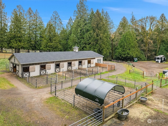 exterior space featuring an outdoor structure