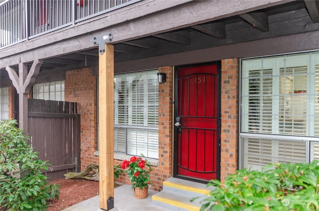 view of property entrance