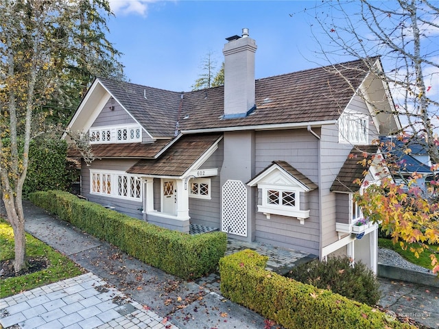 view of rear view of property