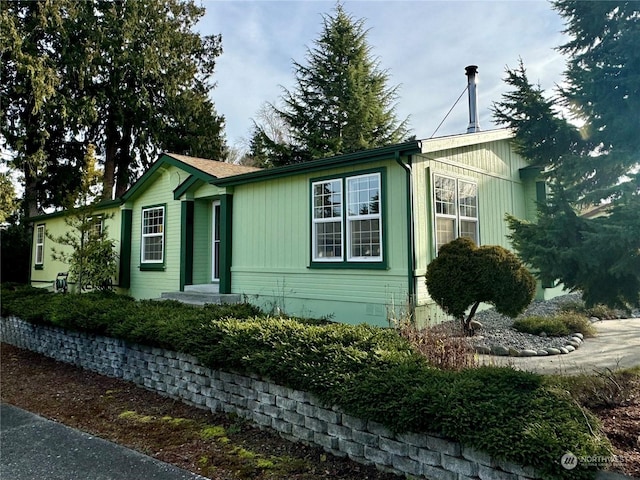 view of ranch-style home