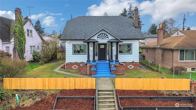 view of bungalow-style home