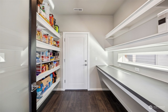 view of pantry