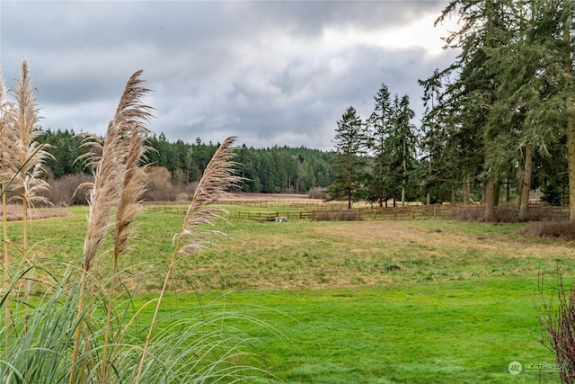 view of nature with a rural view