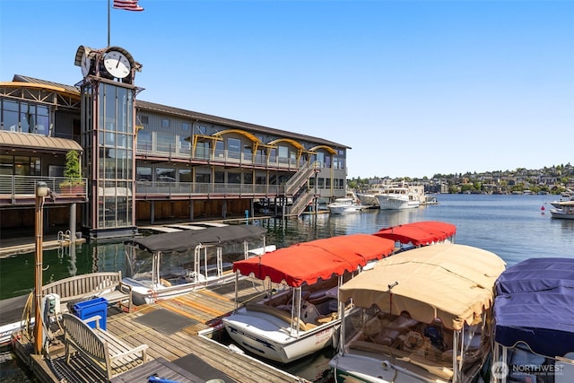 750 Crockett St Unit 403, Seattle, WA 98109 - dock featuring a water view