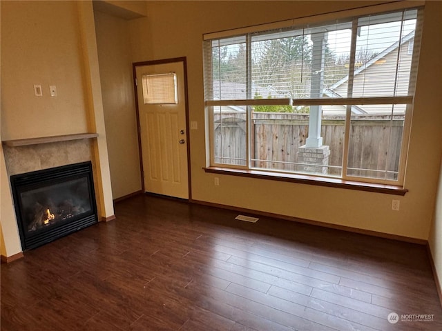 view of unfurnished living room