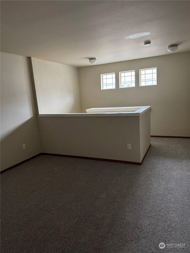 unfurnished room featuring carpet flooring