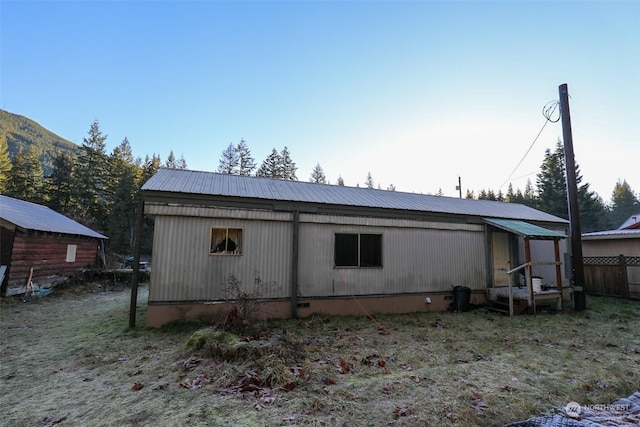 view of rear view of house