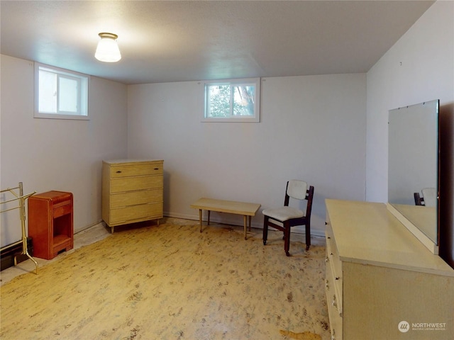 view of sitting room