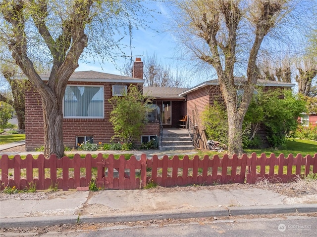 view of front of home