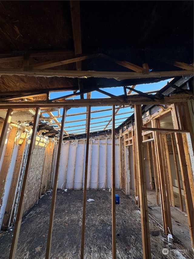 view of patio with an outbuilding