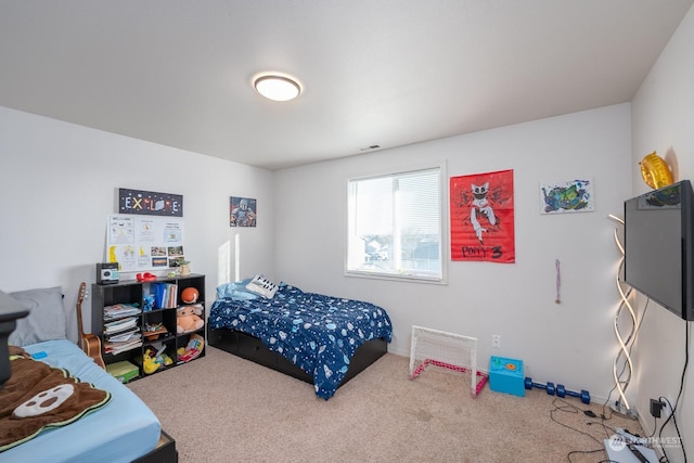 bedroom with carpet flooring