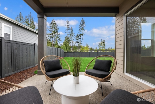 view of patio