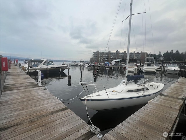 9050 Seward Park Ave S Unit I-12, Seattle, WA 98118 - dock area with a water view
