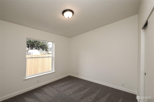 spare room with carpet floors