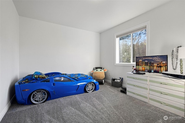 bedroom featuring carpet floors