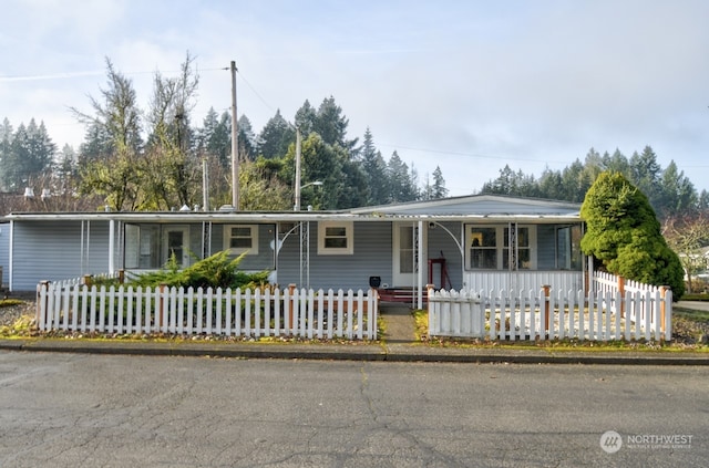 view of ranch-style house