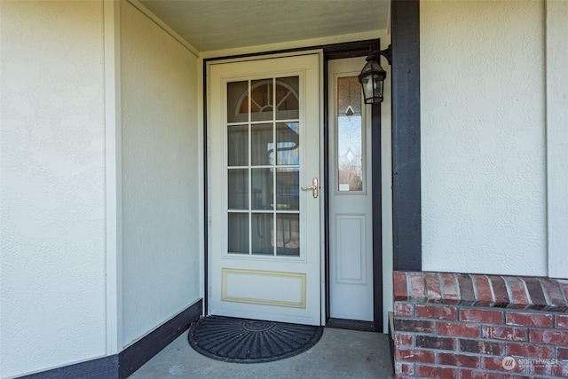 view of entrance to property