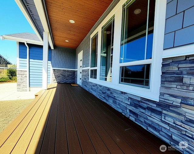 998 Cascade Ave SW, Ocean Shores, WA 98569 - view of wooden porch