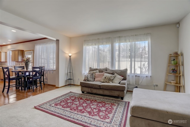 view of living room