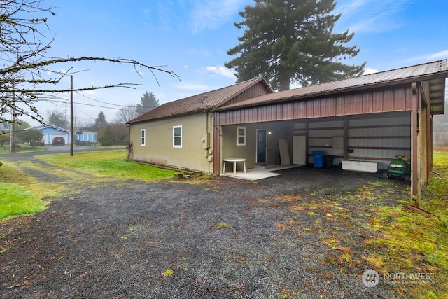 view of back of property