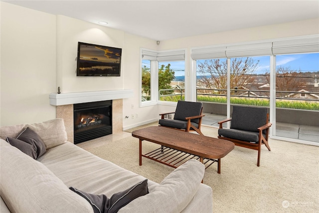 view of living room