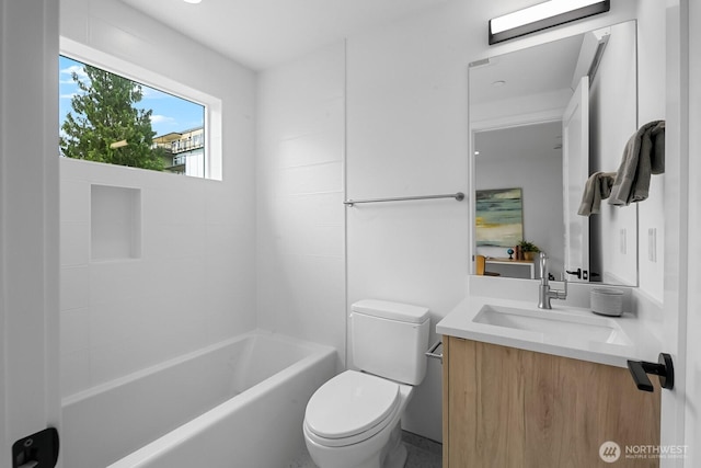 2011A Dexter Ave N, Seattle, WA 98109 - bathroom featuring vanity and shower / bath combination