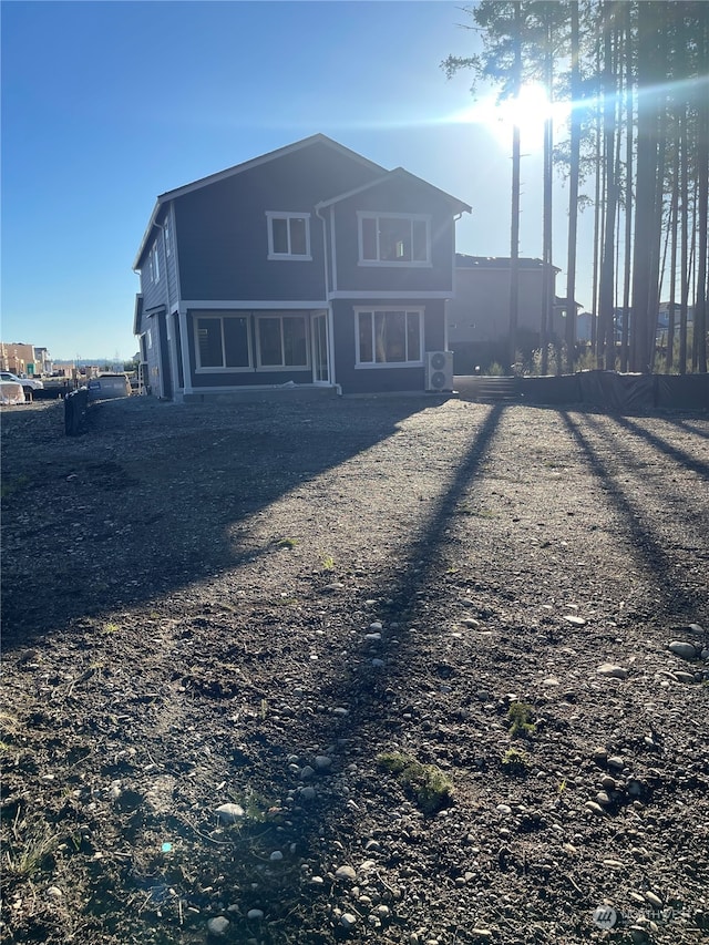 view of rear view of property