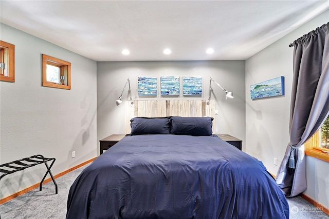 bedroom featuring carpet floors