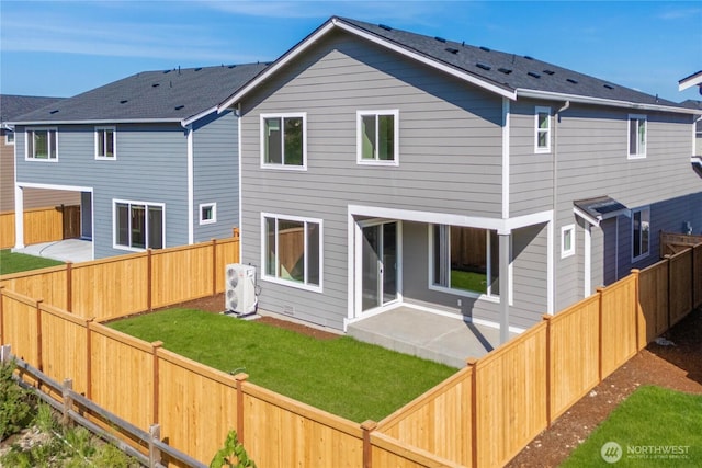 17920 139th Pl E, Puyallup, WA 98374 - rear view of house with a patio and ac unit
