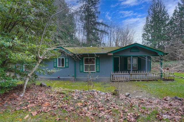 view of ranch-style house