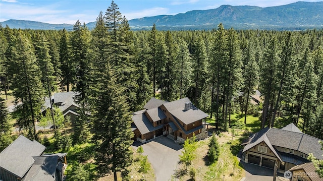 60 Birch Ct, Cle Elum, WA 98922 - aerial view of a mountain backdrop and a forest