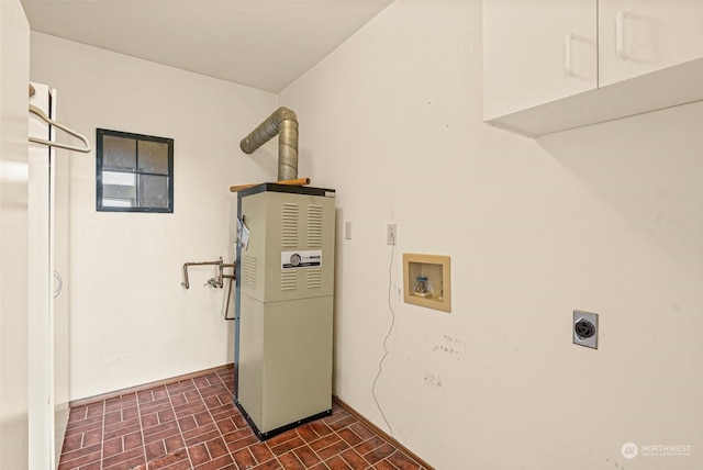 laundry area featuring washer hookup and electric dryer hookup