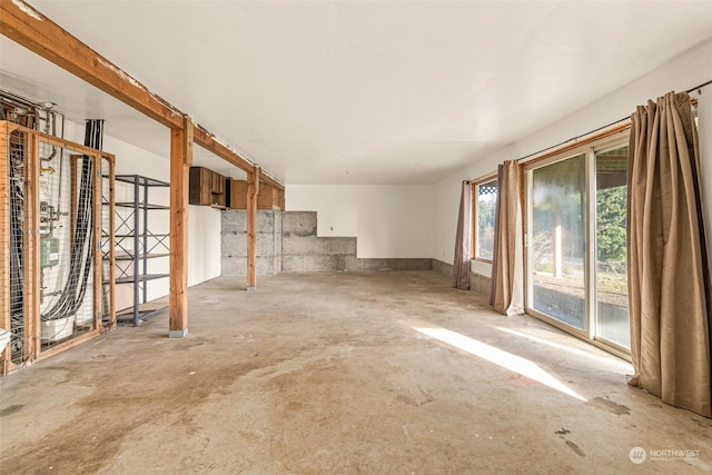 view of unfurnished living room