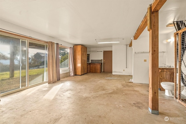 view of unfurnished living room