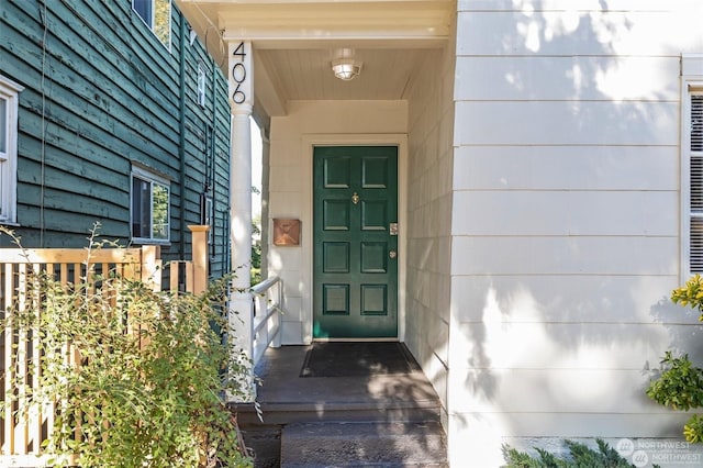 view of entrance to property