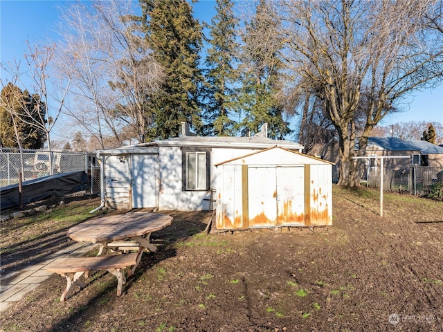 view of outbuilding