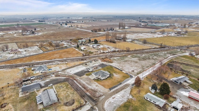 drone / aerial view featuring a rural view