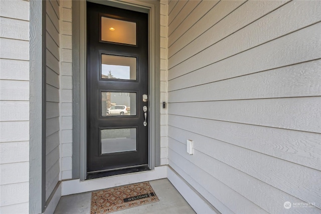 view of entrance to property