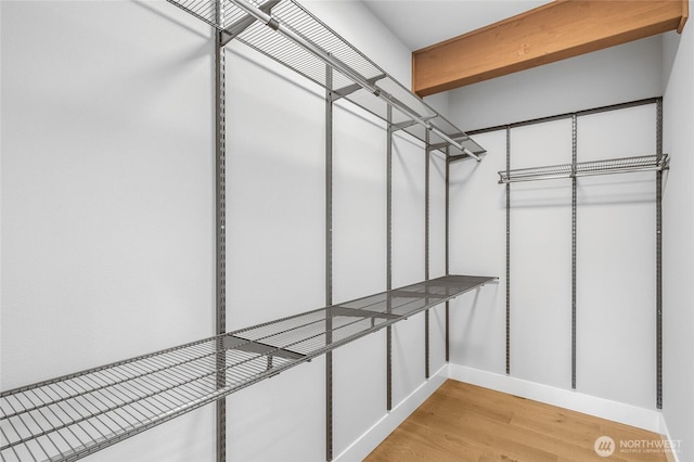 7339 Moon Valley Rd SE, North Bend, WA 98045 - walk in closet featuring light wood-type flooring