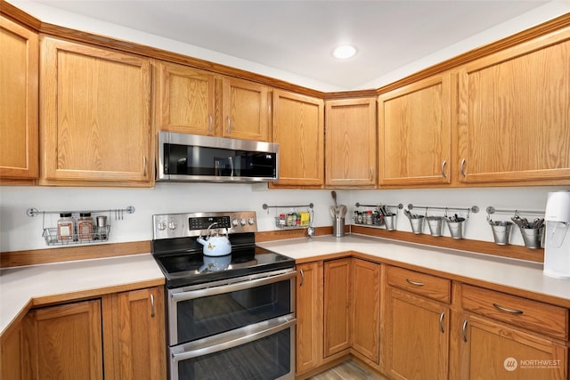 kitchen featuring appliances with stainless steel finishes