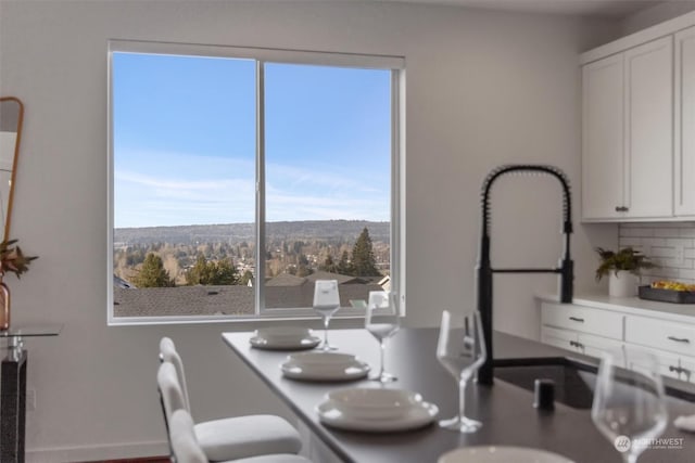 view of dining area