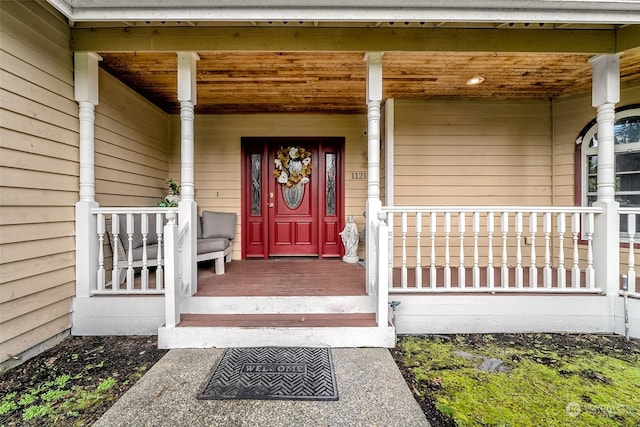 view of entrance to property