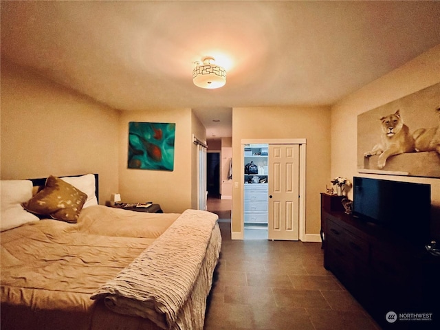 bedroom with ensuite bath