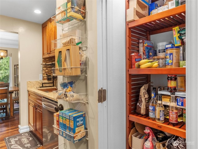 view of pantry