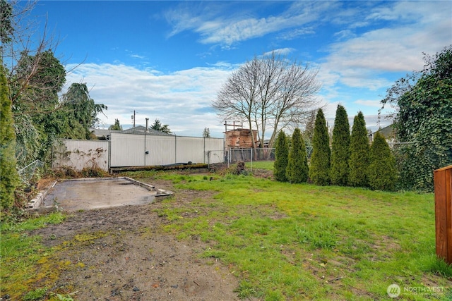 view of yard