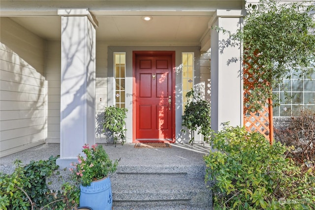 view of property entrance