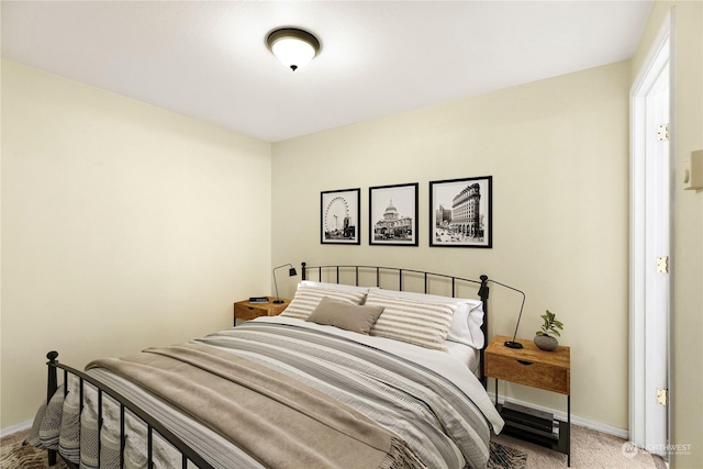 bedroom featuring carpet flooring